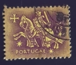 Sellos de Europa - Portugal -  Escudo ecuestre Rey Dinis