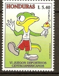 Stamps : America : Honduras :  VI  JUEGOS  DEPORTIVOS  CENTROAMERICANOS