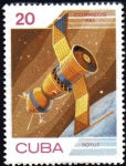 Stamps Cuba -  Dia de la Cosmonautica Soyuz