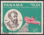 Sellos de America - Panam -  Julio Verne, Nautilus