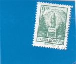 Stamps Romania -  estatua