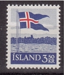 Stamps : Europe : Iceland :  Bandera nacional