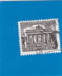 Stamps Germany -  puerta de Brandenburgerton