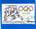 Stamps Czechoslovakia -  OLIMPIADA  SARAJEVO'84