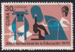 Sellos de America - Cuba -  Año Internacional de la Educación