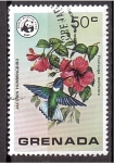 Stamps Grenada -  WWF- Aves salvajes de Grenada