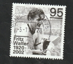 Stamps Germany -  Fritz Walter, futbolista alemán