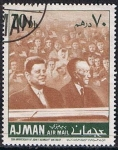 Stamps United Arab Emirates -  John F.Kennedy