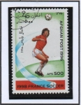 Stamps Afghanistan -  Futbol (jugadas)