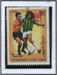 Stamps Afghanistan -  Futbol (Jugadas)