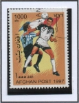 Stamps Afghanistan -  Futbol ( Jugadas)