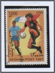 Stamps Afghanistan -  Futbol (Jugadas)