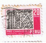 Stamps Peru -  Pro Chan Chan impuesto de ley