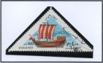 Stamps Afghanistan -  Hanseatic Kogge