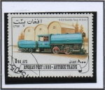 Stamps Afghanistan -  0-4-0 Saddle tank USA