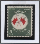 Stamps United Arab Emirates -  Banderas