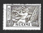 Stamps : Europe : Finland :  305 - Leñador