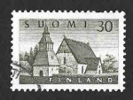 Stamps : Europe : Finland :  336 - Iglesia de Lammi