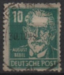 Stamps Germany -  Agust Bebel