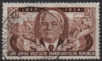 Stamps Germany -  Pres. Wilhelm Pieck