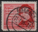 Stamps Germany -  Rober Schumann