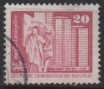 Stamps Germany -  Estatua d' Lenin