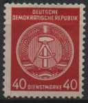 Stamps Germany -  Escudo d' DDR