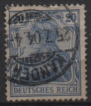 Stamps Germany -  Alegoria d' Alemania