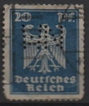 Stamps Germany -  Aguila escudo