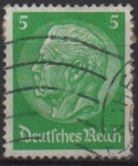 Stamps Germany -  Pres. Von Hindenburg