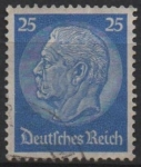 Stamps Germany -  Pres. Von Hindenburg