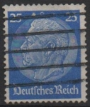 Stamps Germany -  Pres. Von Hindenburg