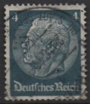 Stamps Germany -  Pres. Von Hindenburg