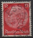 Stamps Germany -  Pres. Von Hindenburg