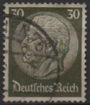 Stamps Germany -  Pres. Von Hindenburg