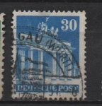 Stamps Germany -  puerta d' Brandenburgo