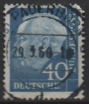 Stamps Germany -  Prews. Theodor Heuss