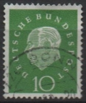 Stamps Germany -  Pres. Theodor Heuss