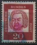 Stamps Germany -  Johann Sebastian Bach