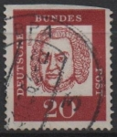 Stamps Germany -  Johann Sebastian Bach