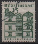 Stamps Germany -  Castillo d' tegel