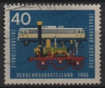 Stamps Germany -  Locomotoras