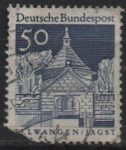 Stamps Germany -  Puerta d' castillo Ellwangen