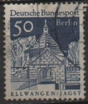 Stamps Germany -  Puerta d' castillo Ellwangen