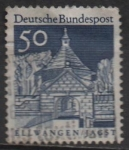 Stamps Germany -  Puerta d' castillo Ellwangen