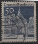 Stamps Germany -  Puerta d' castillo Ellwangen