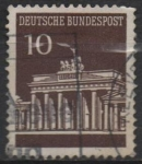 Stamps Germany -  Puerta d' Brandenburgo