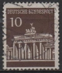 Stamps Germany -  Puerta d' Brandenburgo