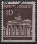 Stamps Germany -  Puerta d' Brandenburgo