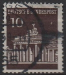 Stamps Germany -  Puerta d' Brandenburgo